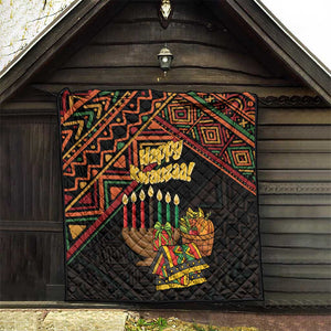 African Happy Kwanzaa Quilt