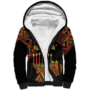 Personalized African Happy Kwanzaa Sherpa Hoodie