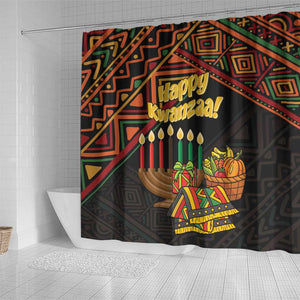 African Happy Kwanzaa Shower Curtain