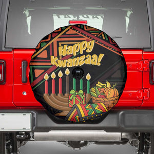 African Happy Kwanzaa Spare Tire Cover