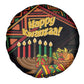 African Happy Kwanzaa Spare Tire Cover