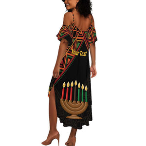 Personalized African Happy Kwanzaa Summer Maxi Dress