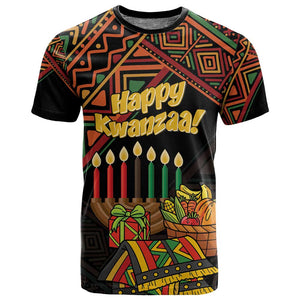 Personalized African Happy Kwanzaa T shirt