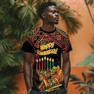 Personalized African Happy Kwanzaa T shirt