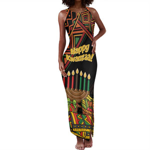 Personalized African Happy Kwanzaa Tank Maxi Dress