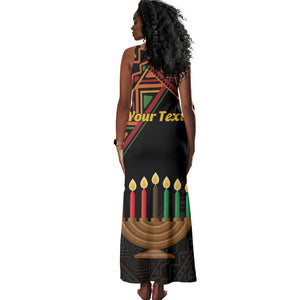 Personalized African Happy Kwanzaa Tank Maxi Dress