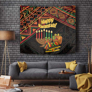 African Happy Kwanzaa Tapestry