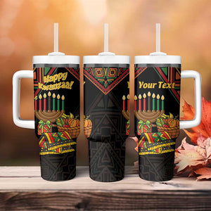 Personalized African Happy Kwanzaa Tumbler With Handle