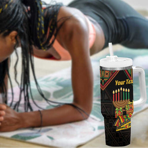 Personalized African Happy Kwanzaa Tumbler With Handle