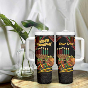 Personalized African Happy Kwanzaa Tumbler With Handle