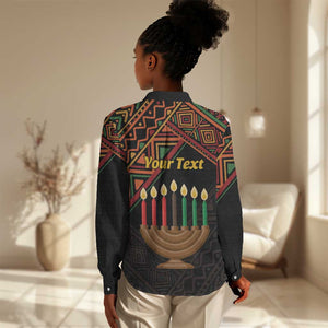 Personalized African Happy Kwanzaa Women Casual Shirt