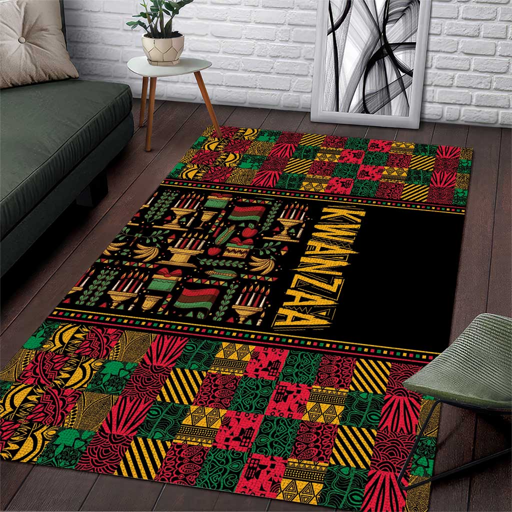 Kwanzaa African Pattern Area Rug