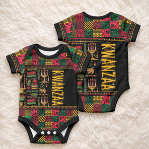 Kwanzaa African Pattern Baby Onesie