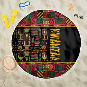 Kwanzaa African Pattern Beach Blanket