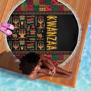 Kwanzaa African Pattern Beach Blanket