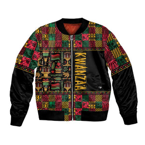 Kwanzaa African Pattern Bomber Jacket