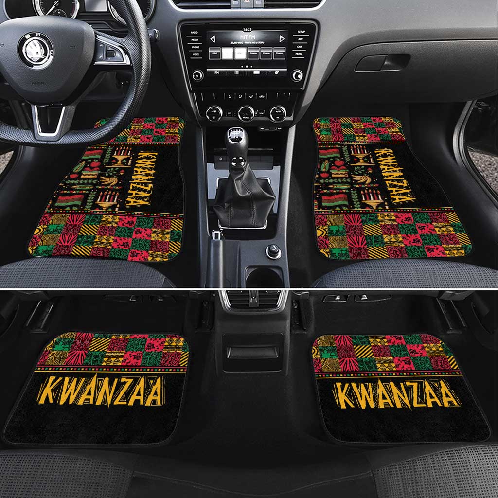 Kwanzaa African Pattern Car Mats