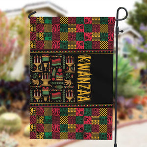 Kwanzaa African Pattern Garden Flag