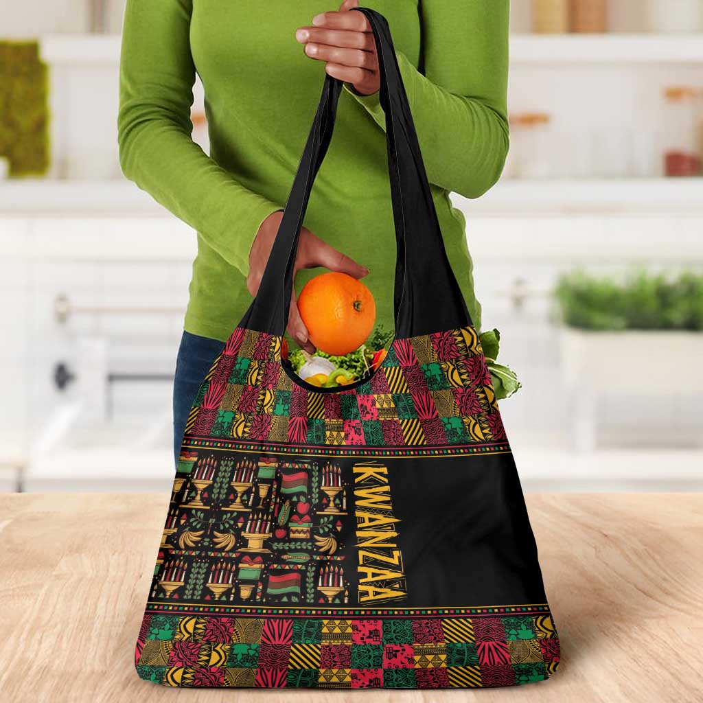 Kwanzaa African Pattern Grocery Bag