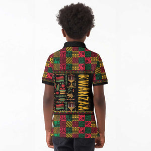 Kwanzaa African Pattern Kid Polo Shirt