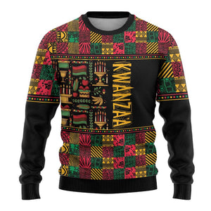 Kwanzaa African Pattern Ugly Christmas Sweater