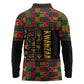 Kwanzaa African Pattern Long Sleeve Polo Shirt