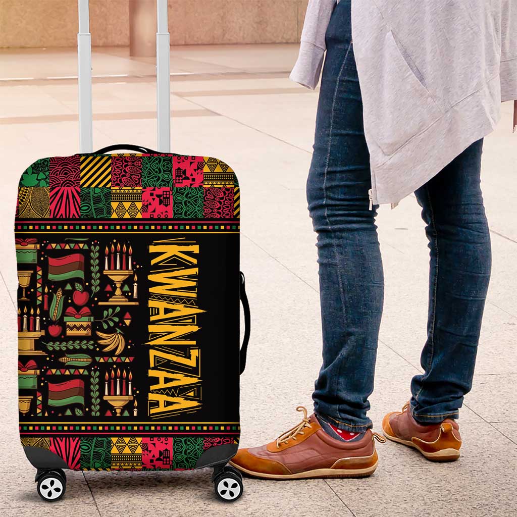 Kwanzaa African Pattern Luggage Cover