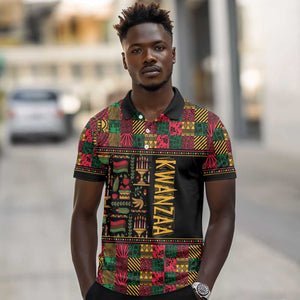 Kwanzaa African Pattern Polo Shirt