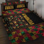 Kwanzaa African Pattern Quilt Bed Set