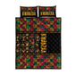 Kwanzaa African Pattern Quilt Bed Set
