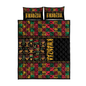 Kwanzaa African Pattern Quilt Bed Set