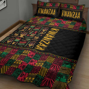 Kwanzaa African Pattern Quilt Bed Set