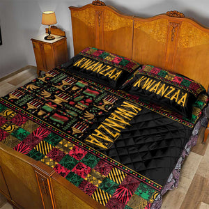 Kwanzaa African Pattern Quilt Bed Set