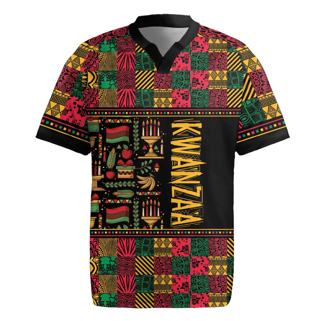 Kwanzaa African Pattern Rugby Jersey