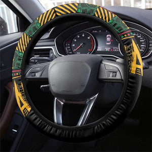 Kwanzaa African Pattern Steering Wheel Cover