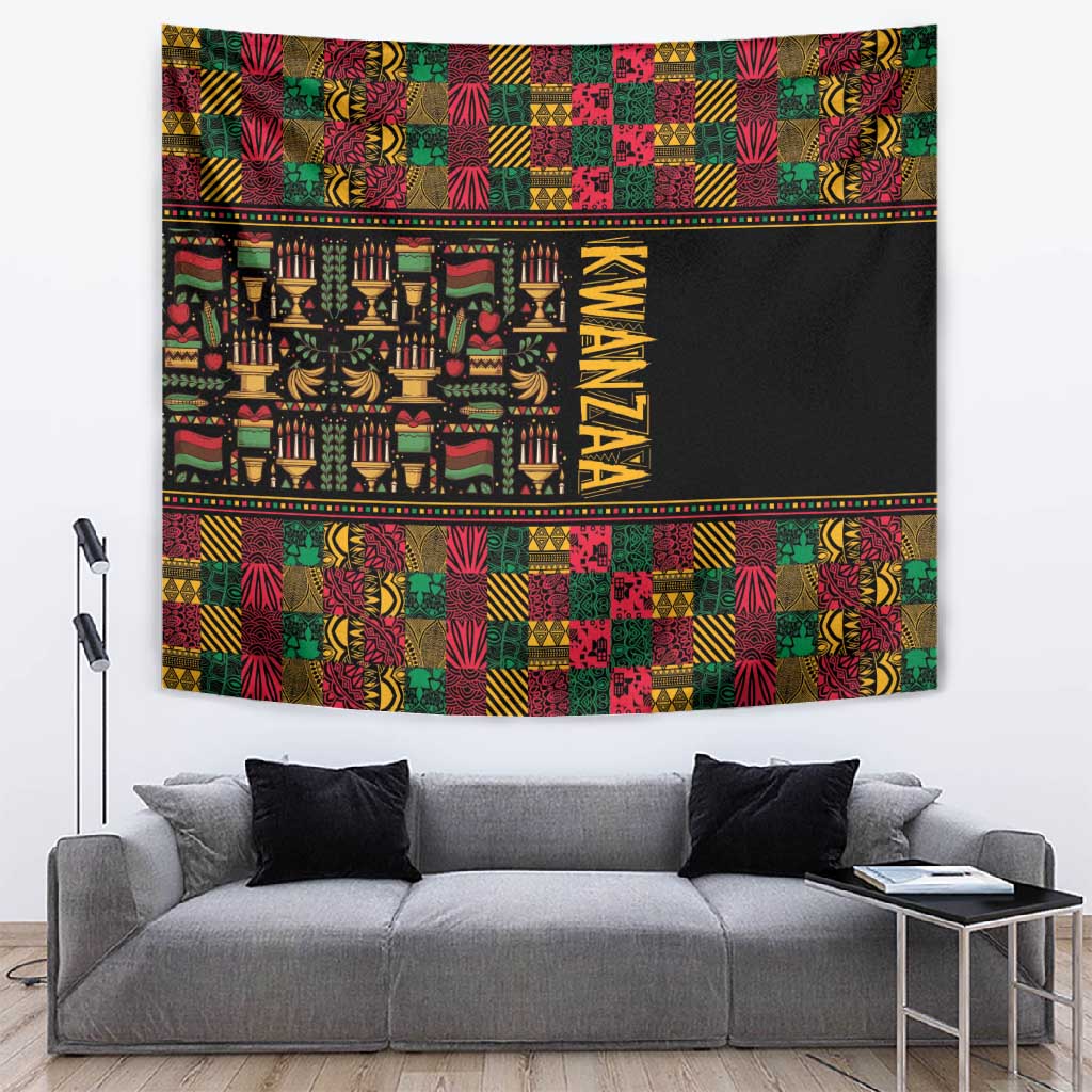 Kwanzaa African Pattern Tapestry