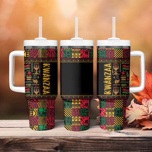 Kwanzaa African Pattern Tumbler With Handle