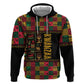 Kwanzaa African Pattern Zip Hoodie