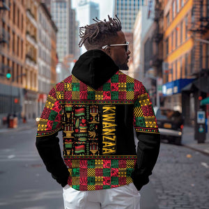 Kwanzaa African Pattern Zip Hoodie