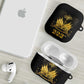 Ayiti 222nd Independence Day Anniversary AirPods Case Haiti Gold VeVe Pattern - African Pride