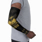 Ayiti 222nd Independence Day Anniversary Arm Sleeves Haiti Gold VeVe Pattern - African Pride