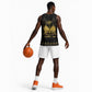 Ayiti 222nd Independence Day Anniversary Basketball Jersey Haiti Gold VeVe Pattern - African Pride