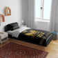 Ayiti 222nd Independence Day Anniversary Bedding Set Haiti Gold VeVe Pattern - African Pride