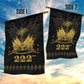 Ayiti 222nd Independence Day Anniversary Garden Flag Haiti Gold VeVe Pattern - African Pride