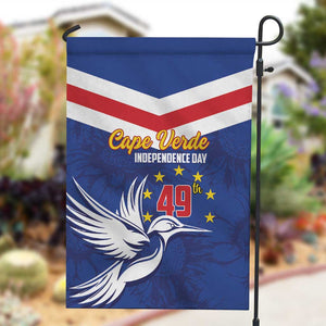 Cape Verde Independence Day Garden Flag Gerbera Daisy Pattern