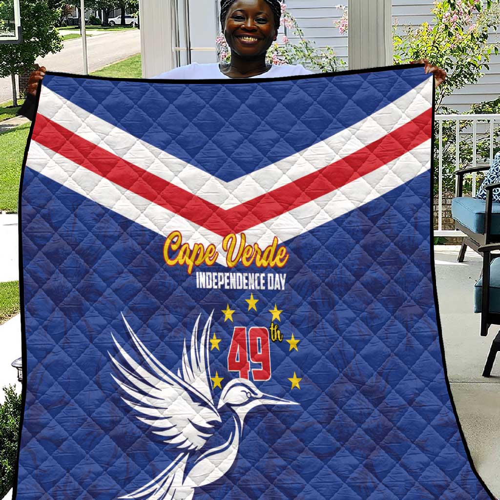 Cape Verde Independence Day Quilt Gerbera Daisy Pattern