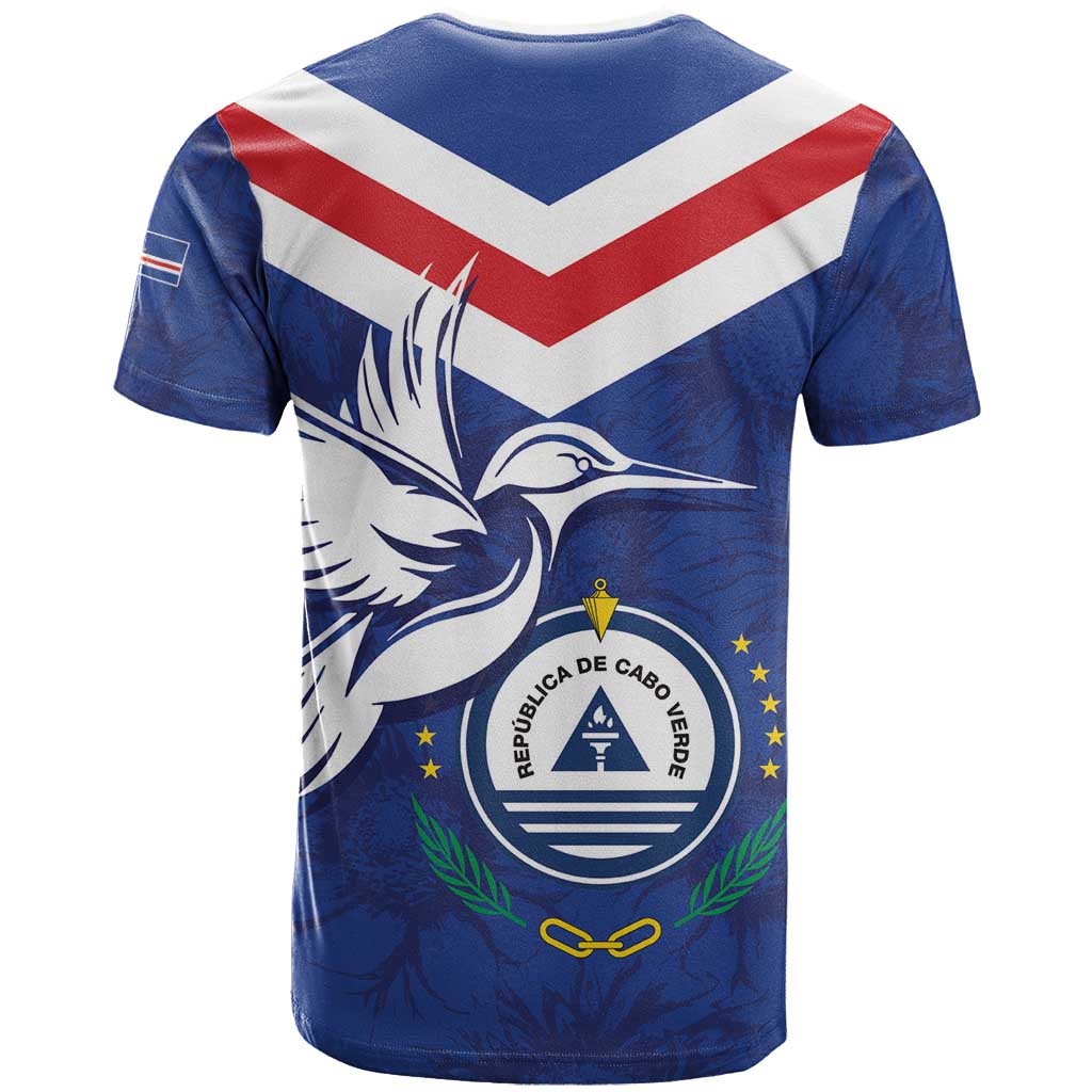 Cape Verde Independence Day T shirt Gerbera Daisy Pattern