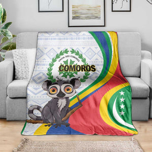 Comoros Blanket 1975 Komori Mongoose Lemur African Pattern