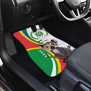 Comoros Car Mats 1975 Komori Mongoose Lemur African Pattern