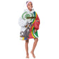 Comoros KId Wearable Blanket Hoodie 1975 Komori Mongoose Lemur African Pattern